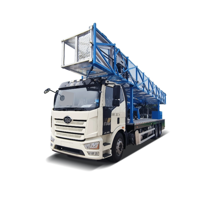 Special vehicle bridge inspection vehicle