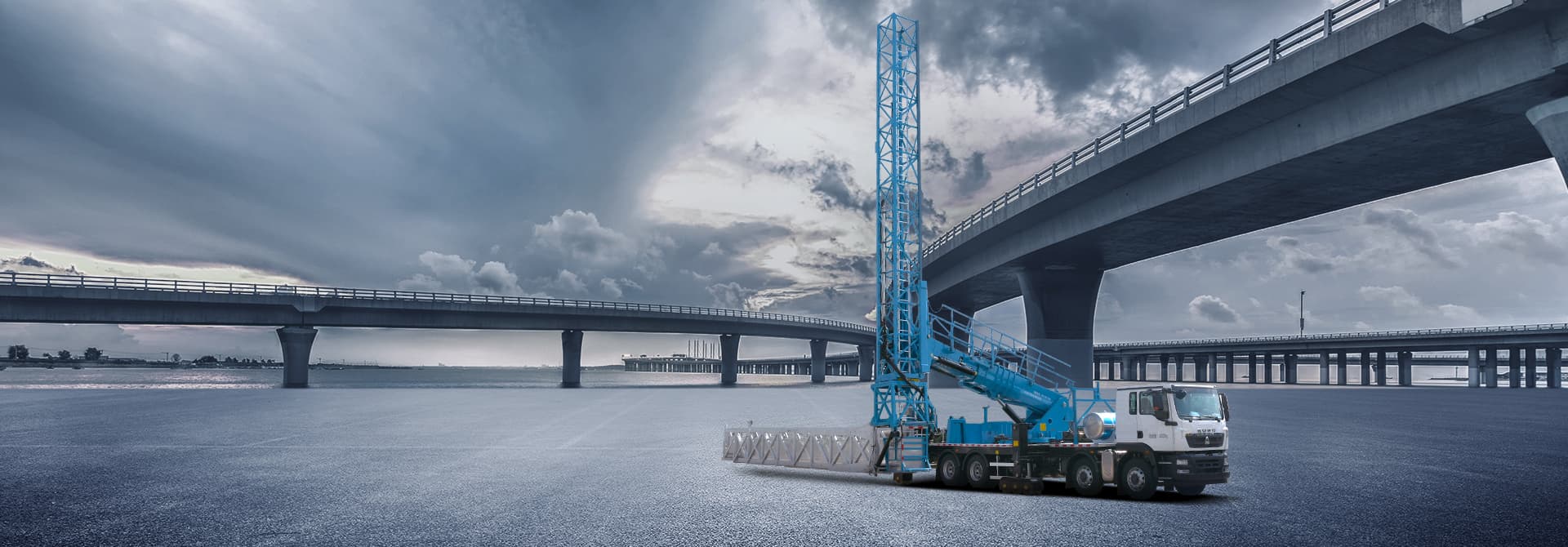 Yutong bridge inspection vehicle highway bridge Europe